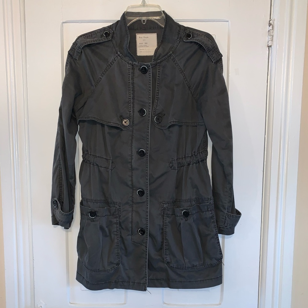 Free People Utility Military Jacket